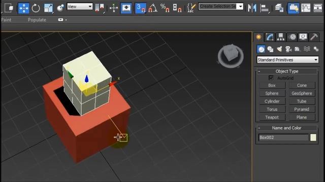 Using Auto Grid in 3ds max смотреть онлайн