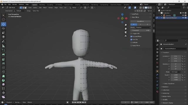Make New Game Characters in Blender from Existing Free Model (Gotm Jam 27 Dev Log) смотреть онлайн