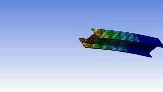 Ansys Ibeam modal buckling смотреть онлайн