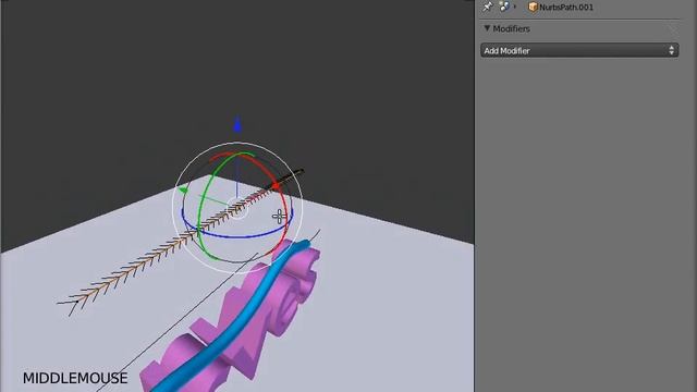 #10 Blender Tutorial - Curves Modifier - Deutsch смотреть онлайн