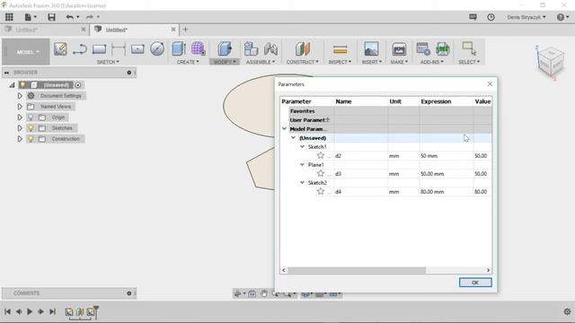 Fusion 360 - twisted loft en francais смотреть онлайн
