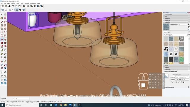 LEC-04 | Hyper Realistic Kitchen Modeling in Sketchup | Vray Render | Live Classes | Career Hacks смотреть онлайн