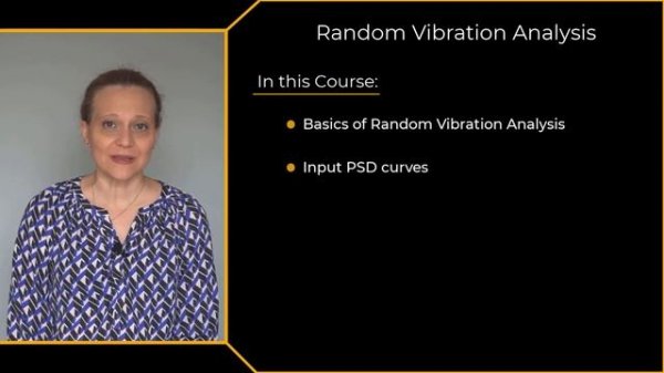 Random Vibration Analysis Using Ansys Mechanical — Course Overview