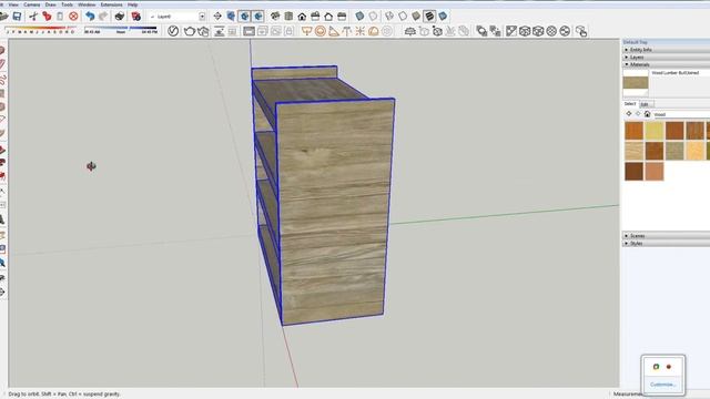 BASIC FURNITURE 3D MODEL In SKETCHUP