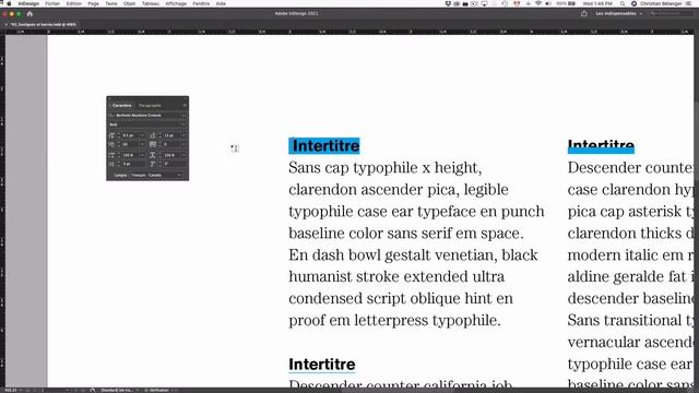 Adobe InDesign / Soulignés et barrés смотреть онлайн