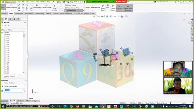 BUỔI 2: SOLIDWORKS ONLINE HIỆU CHỈNH SKETCH - EXTRUD - REVOL смотреть онлайн