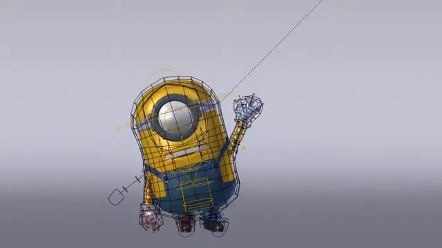 Blender test Minion, armature et meshdeform смотреть онлайн