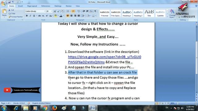 How to Customize your Mouse Cursor in Win 7 , 8 & 10 Full Crack смотреть онлайн