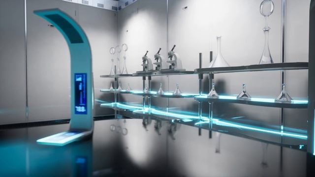 Modular Futuristic Sci-Fi Medical Laboratory Unreal Engine 4 Marketplace смотреть онлайн