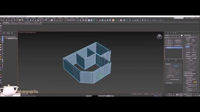 3ds Max Edit Geometry 1. - Attach | Detach смотреть онлайн
