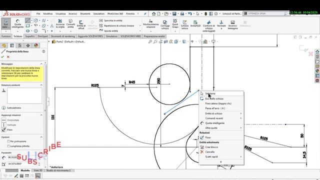 GANCIO A6 UNI 4395 in solidworks tutorial, смотреть онлайн