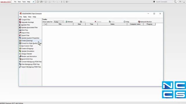 SOLIDWORKS Task Scheduler смотреть онлайн