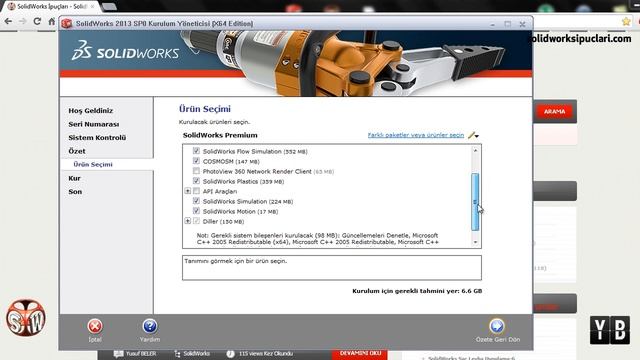 SolidWorks 2013 Kurulum Videosu смотреть онлайн