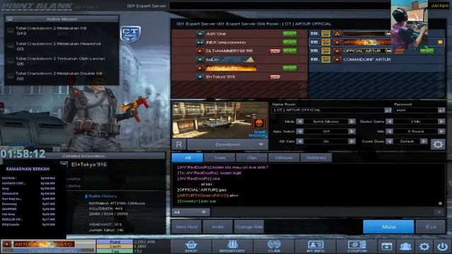 LIVE POINT BLANK - OT ARTUR NO WINrar :d смотреть онлайн
