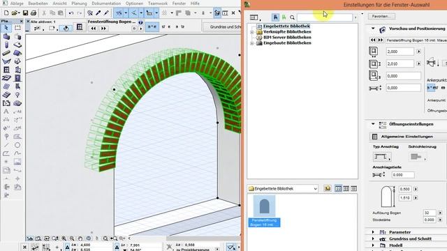 Archicad 16 Rundbogen fenster gemauert смотреть онлайн
