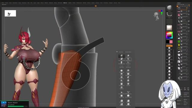 【Modeling Stream】 Random Zbrush Stream смотреть онлайн