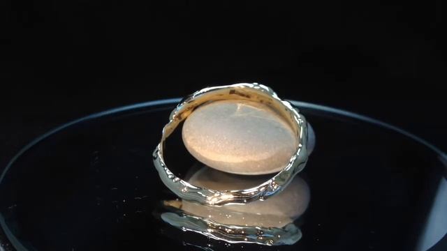 Anello d'oro in stile organico con rubino смотреть онлайн