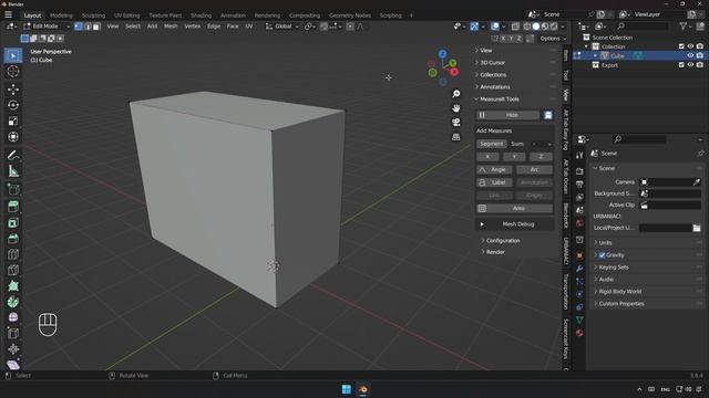 MeasureIt Addon - Blender смотреть онлайн