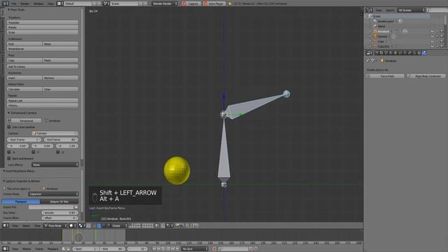 How to Throw an Object in Blender 2.71 v1 смотреть онлайн