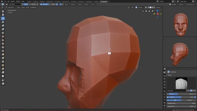 How to sculpt stylized face in Blender 2.8 Beginner Tutorial | Part 1 смотреть онлайн