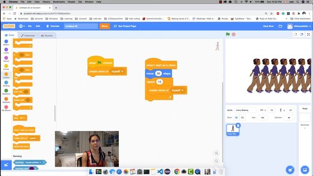 How to Create Visual Effects with Clone in Scratch смотреть онлайн