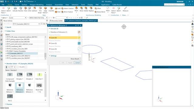 NX Feature Templates: New Options for Resolving Geometric References [NX 2312] смотреть онлайн
