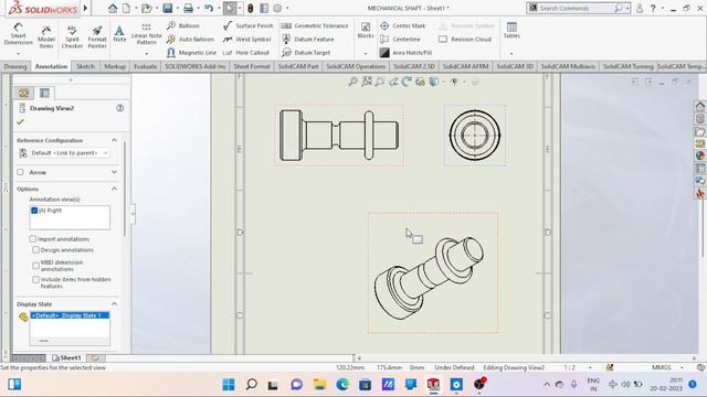 solidworks drawing tutorial #exercise 1|how to convert 3d model into a 2d drawing смотреть онлайн