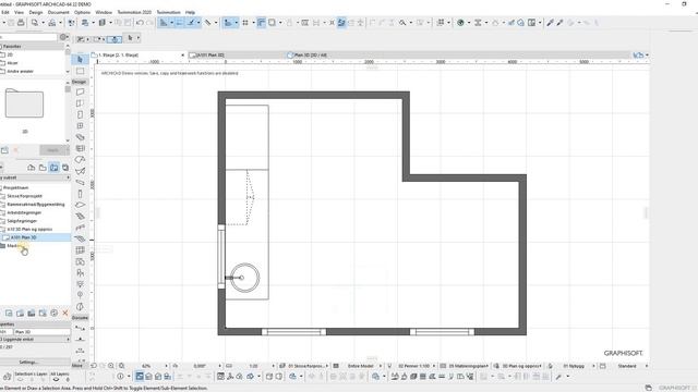 28 Archicad Norsk - Plan og oppriss i 3D смотреть онлайн