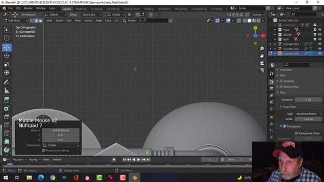 BLENDER CHALLENGE 16: Steampunk Lamp 5 (Part 7) смотреть онлайн