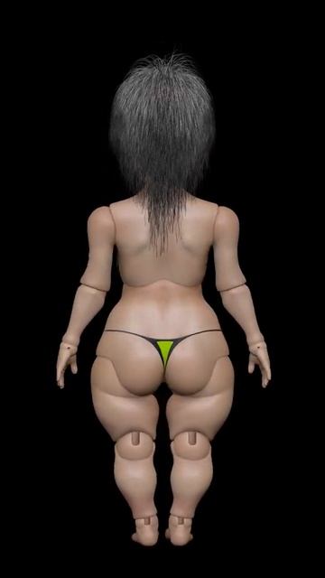 ZBrush. БЖД кукла. ММ. #shorts смотреть онлайн