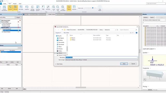 Learn SOLIDWORKS PCB - Using PCB SWPCB Libraries