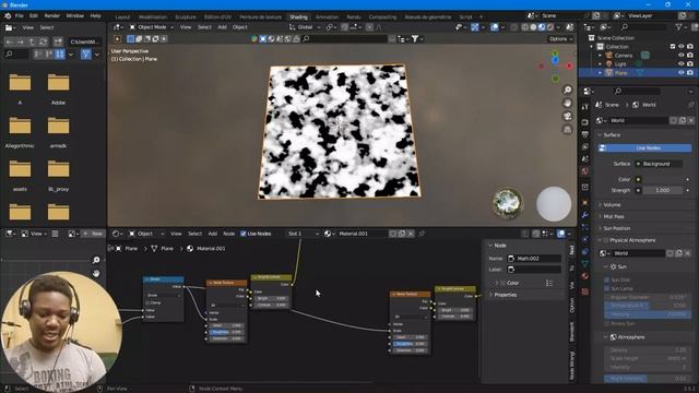 Tout comprendre sur la texture musgrave de type fbm de Blender 3D смотреть онлайн