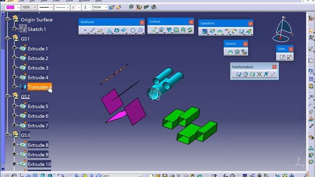 Catia GSD에서 곡면 변형작업시 색상이 변경되는 문제 смотреть онлайн