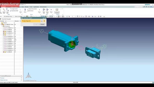 NX 12.0 | SIEMENS | Walkthrough - Move Part смотреть онлайн