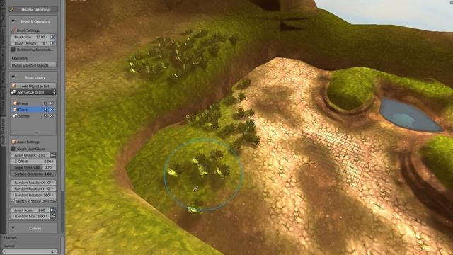 Asset Sketcher v0.2 - Blender Addon смотреть онлайн
