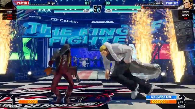 KOF XV🔥Zamin Tw [ Yuri Antónov Yamazaki ] VS Xx Tiger [ Sylvie Shun'ei Kukir ]