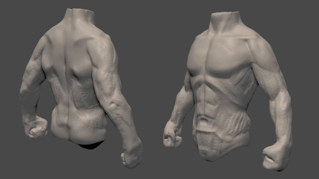 Zbrush sculpting - super lifeless symmetric man ! смотреть онлайн