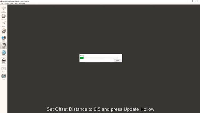 Create hollow model for 3D printing смотреть онлайн