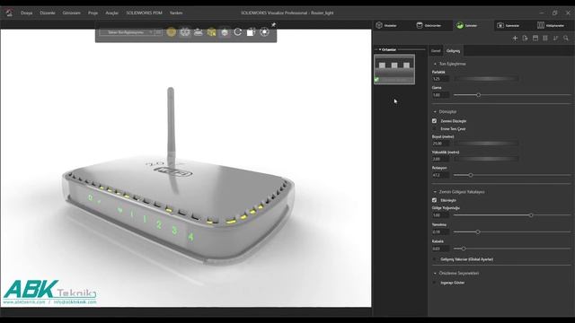 SOLIDWORKS Visualize Professional Eğitimi - 5) Arka Plan, Sahne ve Işık Ekleme смотреть онлайн