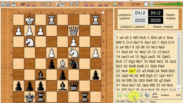 Karpov anatoly and ljubojevic l 1982 == c392 смотреть онлайн