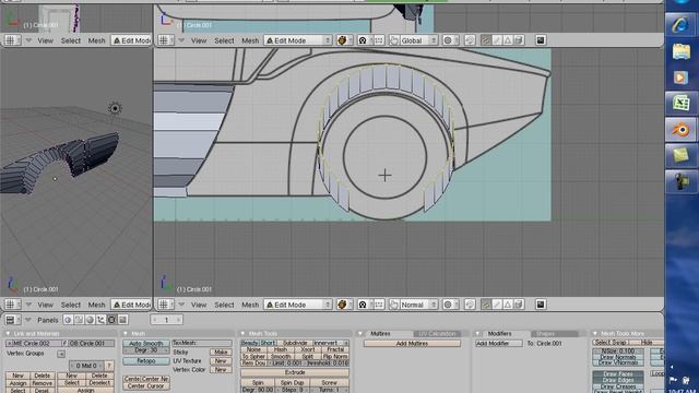 Blender Car Panel Modeling Tutorial #5 - Detomaso Pantera: Part 1 смотреть онлайн