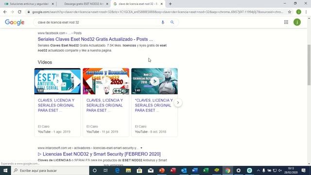 DESCARGAR, INSTALAR E ACTIVAR ESET NOD32 2020 смотреть онлайн