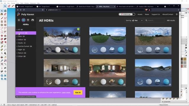 VRAY Sketchup Videocourse - 16 - IBL and HDRI Render, Image Based Lighting, Matte Shadows, Wrapper смотреть онлайн