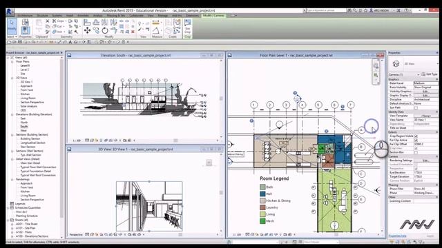 REVIT KIẾN TRÚC NÂNG CAO - 4.1 Render & Camera trong Revit смотреть онлайн