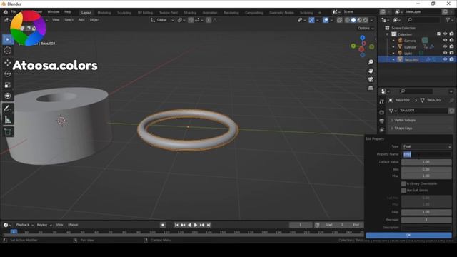 Inflate and/or deflate objects in blender USING A MODEFIRE | Atoosa.colors смотреть онлайн