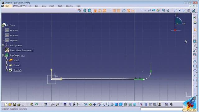 CATIA SHEETMETAL DESIGN - User Flange