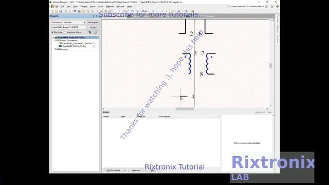 Tutorial for altium designing e25 transformer schematic and footprint v2 смотреть онлайн