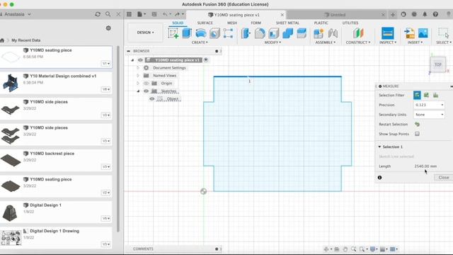 Transfering DWG from AutoCAD to Fusion and scaling it correctly смотреть онлайн