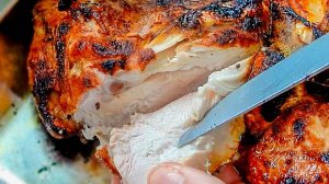 Как замариновать и пожарить курицу на мангале? Cочный маринад для курицы. Курица на мангале.