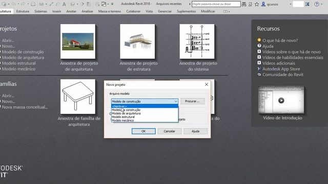 Curso de Revit 2018 - Aula 03 - Criando um novo Projeto смотреть онлайн